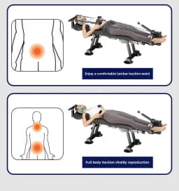 Electric Cervical & Lumbar Spine Traction Trainer – Home Stretching & Relaxation Device for Back, Waist, and Leg Pulling Fitness