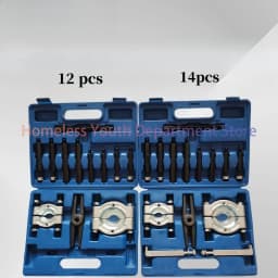 12/14 Pcs Bearing Splitter Gear Puller Fly Wheel Separator Set With Box Tool Kit