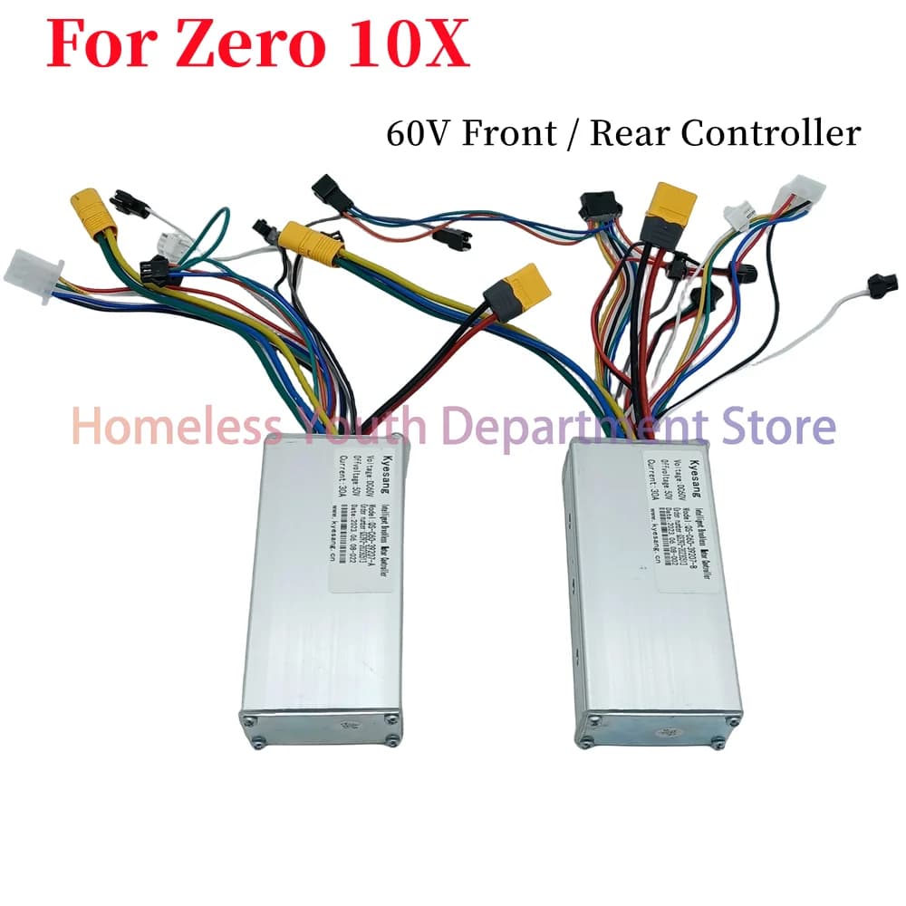 Front and Rear Controller for Zero 10X / Speedual 60V Electric Scooter Intelligent Brushless Motor Controller Spare Parts
