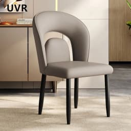 UVR High Quality Dining Chair Home Kitchen Backrest Stool Hotel Cafe Upholstered Chair Design Restaurant Chair Furniture
