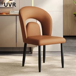 UVR High Quality Dining Chair Home Kitchen Backrest Stool Hotel Cafe Upholstered Chair Design Restaurant Chair Furniture