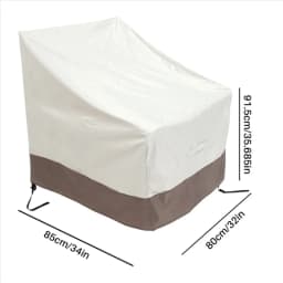 AT13 3 Pack Patio Adirondack Chair Cover 31X33x36 Inch Heavy Duty Outdoor Patio Chair Cover 420D, Waterproof Outdoor Lawn