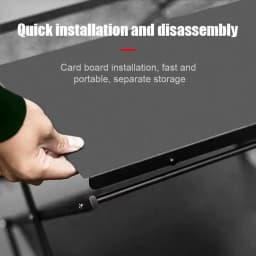 Three-tier Rack Outdoor Folding Storage Shelf Portable Desktop Organizer Shelves Picnic BBQ Storage Rack Table