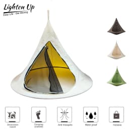 180cm Outdoor Camping Waterproof With Zipper And Anti-mosquitoes for Many People Butterfly Swing Hammock Hanging Chair Patio