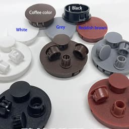 Round Nylon Hole Plug  Dust Caps Plastic Plugs Head Decorative Cover  Plugging Panel Five Colours Hole Covers Doors Furniture