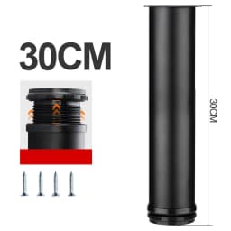 1Pcs 6cm-30CM Furniture Adjustable Cabinet Legs Stainless Steel Furniture Legs Cabinet Table Sofa Bed Feet Furniture Feet
