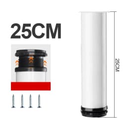 1Pcs 6cm-30CM Furniture Adjustable Cabinet Legs Stainless Steel Furniture Legs Cabinet Table Sofa Bed Feet Furniture Feet