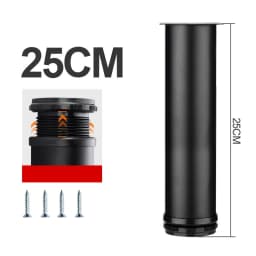 1Pcs 6cm-30CM Furniture Adjustable Cabinet Legs Stainless Steel Furniture Legs Cabinet Table Sofa Bed Feet Furniture Feet