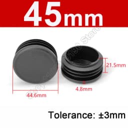 Round Plastic Blanking End Cap 10/12/13/14/15/19/20/22/27/28-140mm Chair Table Feet Cover Tube Pipe Insert Plugs Bungs Stoppers