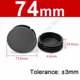 Round Plastic Blanking End Cap 10/12/13/14/15/19/20/22/27/28-140mm Chair Table Feet Cover Tube Pipe Insert Plugs Bungs Stoppers