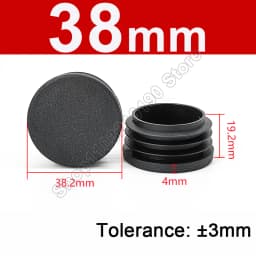Round Plastic Blanking End Cap 10/12/13/14/15/19/20/22/27/28-140mm Chair Table Feet Cover Tube Pipe Insert Plugs Bungs Stoppers