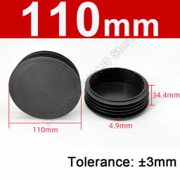 Round Plastic Blanking End Cap 10/12/13/14/15/19/20/22/27/28-140mm Chair Table Feet Cover Tube Pipe Insert Plugs Bungs Stoppers