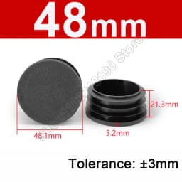 Round Plastic Blanking End Cap 10/12/13/14/15/19/20/22/27/28-140mm Chair Table Feet Cover Tube Pipe Insert Plugs Bungs Stoppers