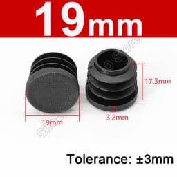 Round Plastic Blanking End Cap 10/12/13/14/15/19/20/22/27/28-140mm Chair Table Feet Cover Tube Pipe Insert Plugs Bungs Stoppers