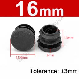 Round Plastic Blanking End Cap 10/12/13/14/15/19/20/22/27/28-140mm Chair Table Feet Cover Tube Pipe Insert Plugs Bungs Stoppers