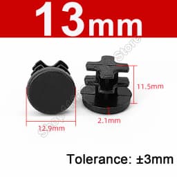 Round Plastic Blanking End Cap 10/12/13/14/15/19/20/22/27/28-140mm Chair Table Feet Cover Tube Pipe Insert Plugs Bungs Stoppers