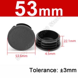 Round Plastic Blanking End Cap 10/12/13/14/15/19/20/22/27/28-140mm Chair Table Feet Cover Tube Pipe Insert Plugs Bungs Stoppers