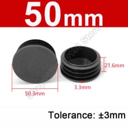 Round Plastic Blanking End Cap 10/12/13/14/15/19/20/22/27/28-140mm Chair Table Feet Cover Tube Pipe Insert Plugs Bungs Stoppers