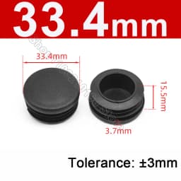 Round Plastic Blanking End Cap 10/12/13/14/15/19/20/22/27/28-140mm Chair Table Feet Cover Tube Pipe Insert Plugs Bungs Stoppers