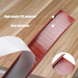 Self-Adhesive U Shaped Edge Banding Tape Furniture Wood Board Cabinet Table Chair Protector Cover Anti-collision TPE Seal Strip