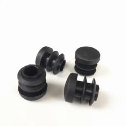 Dia 16 19 25 28 32 35mm Black Curved Round Pipe Plug Cushion Chair Stool Plug Rubber Stopper Tube Cover