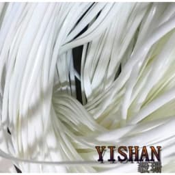 60-70Meters(500g) Width:8mm White Gradient Flat Synthetic Rattan Weaving Material Plastic Knit Repair Chair Table PE Rattan