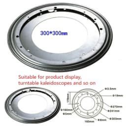 3 inch Heavy Metal Bearing Rotating Swivel-Turntable Plate for Corner Cabinets For TV Rack Desk Table Smoothly Square/Round