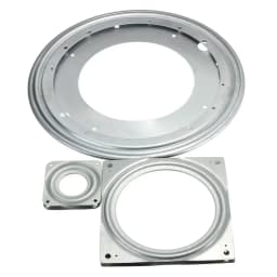 3 inch Heavy Metal Bearing Rotating Swivel-Turntable Plate for Corner Cabinets For TV Rack Desk Table Smoothly Square/Round