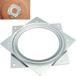 3 inch Heavy Metal Bearing Rotating Swivel-Turntable Plate for Corner Cabinets For TV Rack Desk Table Smoothly Square/Round