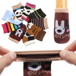 4Pcs Cartoon Table Foot Socks Chair Leg Covers Floor Protectors Non-Slip Knitting Socks For Furniture Cartoon Home Decor