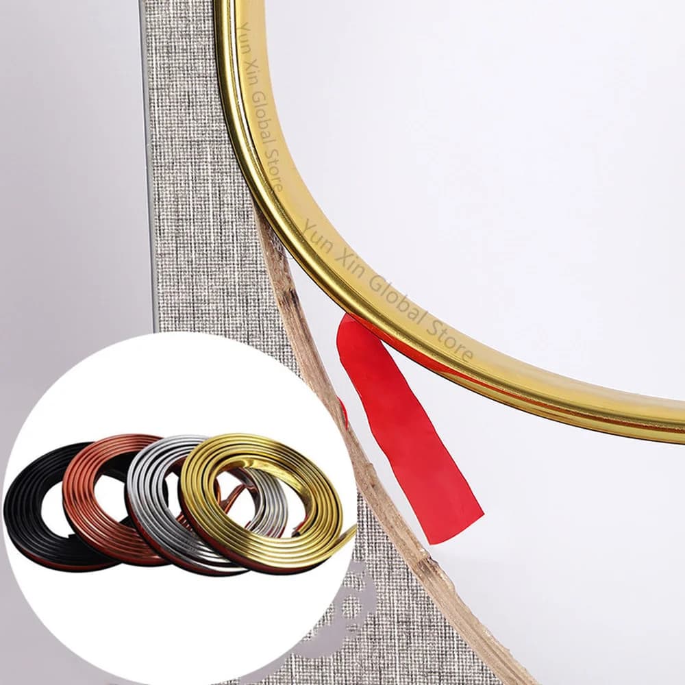 2023 New U-shaped Edge Banding Cabinet Desktop Edge Banding Decorative Strip PVC Wood Furniture Protector Cover Home Decoration