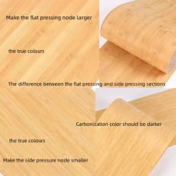 Natural Bamboo veneer Structural design Timber DIY Handmade veneer Handmade Veneer L2500mm W380mm T0.2mm