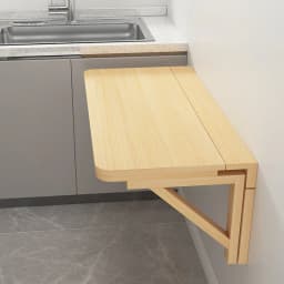 Wall Mounted Folding Table Wall Mounted Folding Storage Rack Kitchen Foldable Countertop Bedside Storage Board Table