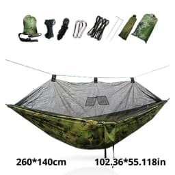 Lighten Up Portable Camping Hammock and Tent Awning Rain Fly Tarp Waterproof Mosquito Net Hammock Canopy 210T Nylon Hammocks
