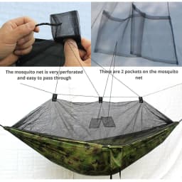 Lighten Up Portable Camping Hammock and Tent Awning Rain Fly Tarp Waterproof Mosquito Net Hammock Canopy 210T Nylon Hammocks