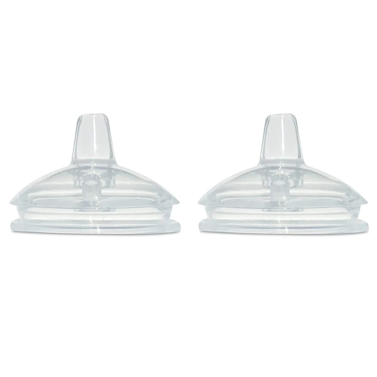 2pcs Sippy Spout Nipples for Comotomo Baby Bottle and for Mason Baby Bottle Easy To Clean Spill-Proof, 7CM Diameter