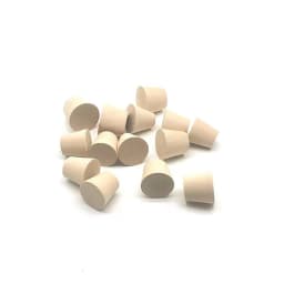 10PCS Solid Tapered Shaped Rubber Plug Stopper Bungs Flask Tube Bottle Lab Furniture Accessories
