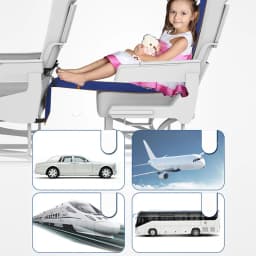 Footrest Hammock Travel Foot Hanger for Adults Baby Sleeping Bed in Airplane Train Bus Car Travelers Hammocks Rests Feet Legs