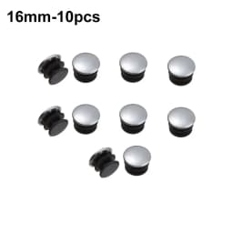 5/10Pcs Round Stainless Steel Furniture Leg Plug Tube Pipe Blanking Insert End Cap Non-slip Tube Dust Cover