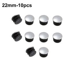 5/10Pcs Round Stainless Steel Furniture Leg Plug Tube Pipe Blanking Insert End Cap Non-slip Tube Dust Cover