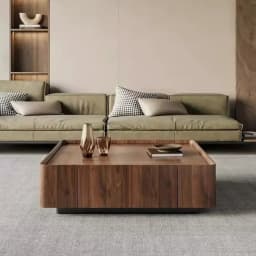 Storage Decoration Coffee Table Organizer Drawers Modern Design Coffee Table Vintage Living Room Table De Salon Basse Furniture