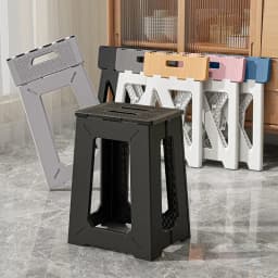 Adult Plastic Stool Home Portable High Stool Children Bathroom Stool Outdoor Camping Chair Folding Bench Mazar