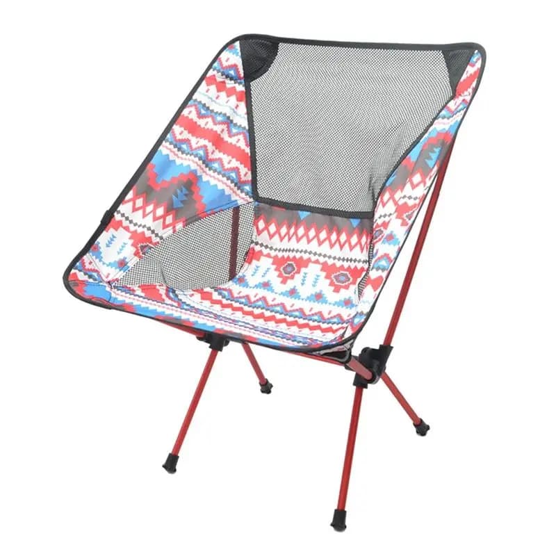 Outdoor Portable Folding Chairs with Carry Bag, Heavy Duty 90kg Capacity Ultralight Camping Folding Chairs for Beach playeras
