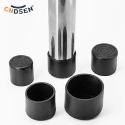 Black Non-slip Floor Protector Table Chair Leg Tips Caps Furniture Bottom Reduce Noise End Covers