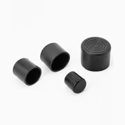 Black Non-slip Floor Protector Table Chair Leg Tips Caps Furniture Bottom Reduce Noise End Covers