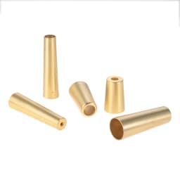 4 Pcs Furniture Leg Cover Foot Solid Copper Tip Brushed Brass Table Chair Cylinder/Cone Cap Protect Safety Bottom Safe Pad Decor
