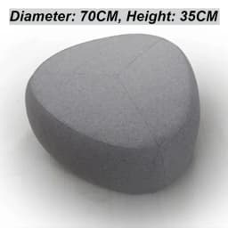 Nordic Stool Creative Ottoman Fashion Foot Stool Special-shaped Pebble Multifunctional Big Furniture for Home Portable Design