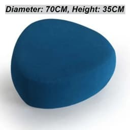 Nordic Stool Creative Ottoman Fashion Foot Stool Special-shaped Pebble Multifunctional Big Furniture for Home Portable Design
