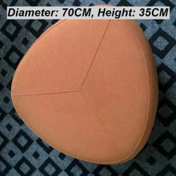Nordic Stool Creative Ottoman Fashion Foot Stool Special-shaped Pebble Multifunctional Big Furniture for Home Portable Design