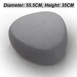 Nordic Stool Creative Ottoman Fashion Foot Stool Special-shaped Pebble Multifunctional Big Furniture for Home Portable Design